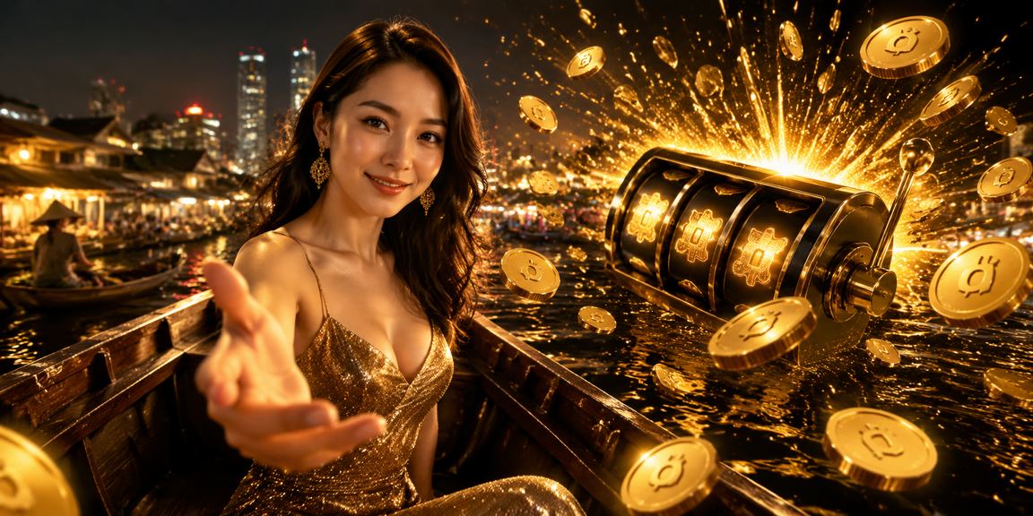 Người dùng vùng Mekong Delta chơi slot game trên điện thoại giữa khung cảnh thiên nhiên Việt Nam